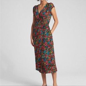 Gap tropical midi dress